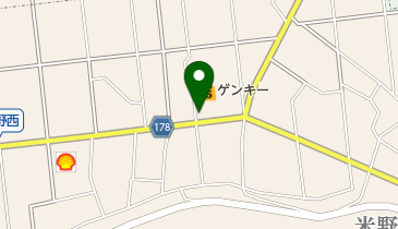 GENKY(ゲンキー) 米野店の地図画像