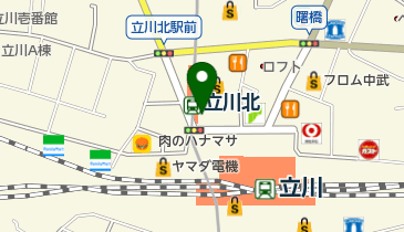 ポール・スチュアート 伊勢丹 立川店の地図画像