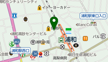 Theory(セオリー) 浦和伊勢丹店の地図画像