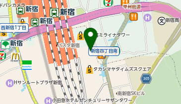 タケオキクチ 新宿タカシマヤ店の地図画像