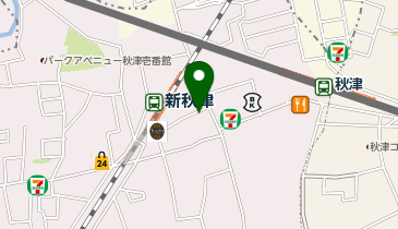 ちよだ鮨 秋津店の地図画像