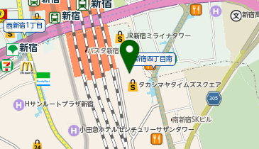 DESIGNWORKS(デザインワークス) 新宿高島屋店の地図画像