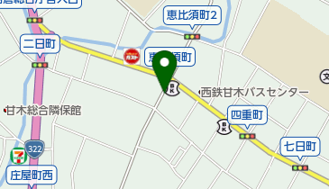 安兵衛 甘木店の地図画像