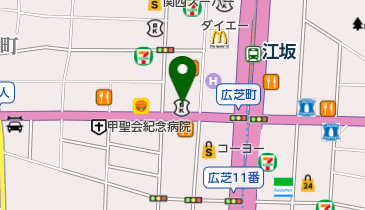 北おおさか信用金庫 江坂駅前支店の地図画像