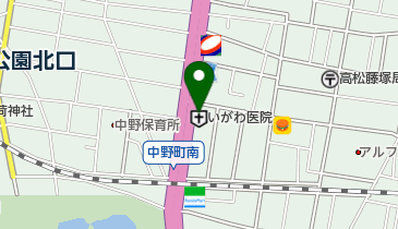 グループホームひがんの地図画像