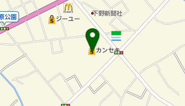 ペットプラネット 大田原南店の地図画像