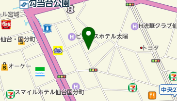 SQUAT(スクワット) 仙台店の地図画像