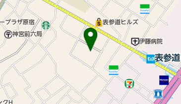ブボ・バルセロナ 表参道店の地図画像