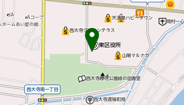 岡山市東区役所 農林水産振興課の地図画像