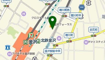 レイジブルー 金沢フォーラス店の地図画像