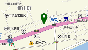 株式会社第一興商下関オフィスの地図画像