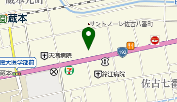 カルチャーセンター徳島の地図画像