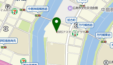 財団法人広島市未来都市創造財団の地図画像