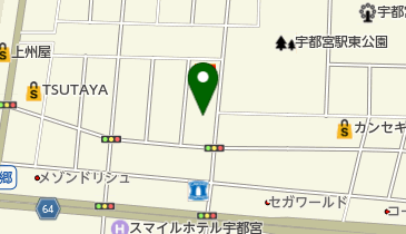 Wild Barn(ワイルド バーン) 宇都宮駅東店の地図画像