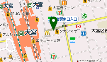 銀座 王朝 大宮タカシマヤ店の地図画像