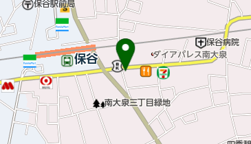 三代目茂蔵豆富 練馬南大泉店の地図画像