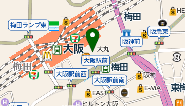 BOBBI BROWN(ボビイ ブラウン) 大丸梅田店の地図画像