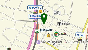 美容プラージュ 知多半田駅前店の地図画像