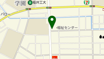 福井県福祉人材センターの地図画像
