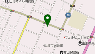 山形西ロータリークラブの地図画像