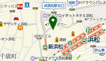 HOUSE OF ROSE(ハウス オブ ローゼ) 浜松遠鉄店の地図画像