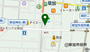 レオパレスパートナーズ 草加駅前店の地図画像