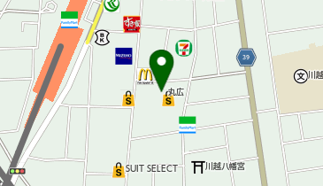 UNTITLED(アンタイトル) 川越丸広店の地図画像