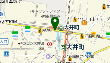 白洋舎 イトーヨーカドー大井町店の地図画像