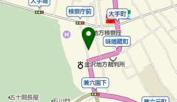 ユーネイリスト・カレッジ 金沢校の地図画像