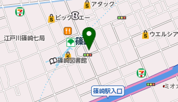 島村楽器 ミュージックサロン篠崎店の地図画像