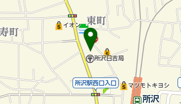 一蔵 所沢店の地図画像