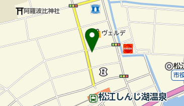 青山蒲鉾店の地図画像