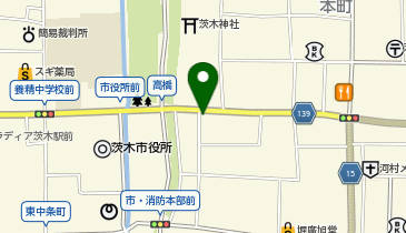 ジョニーのからあげ 茨木神社前店の地図画像