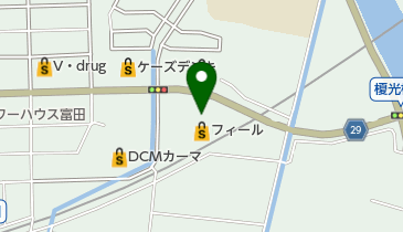 FRESH FOODS FEEL(フレッシュ フーズ フィール) 富田店の地図画像