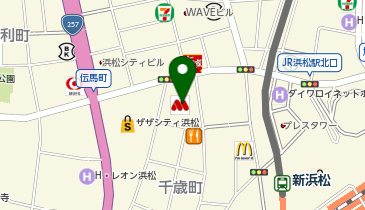 フタバ薬局 ザザシティ浜松店の地図画像