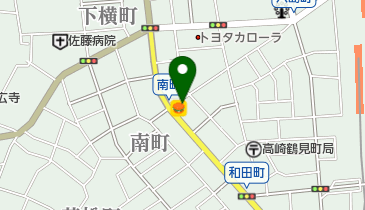 コインランドリーみなみ店の地図画像