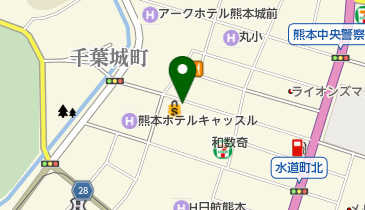 学生服のタケモト 上通店の地図画像
