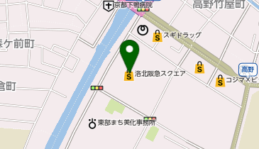 グランサックス 洛北阪急スクエア店の地図画像