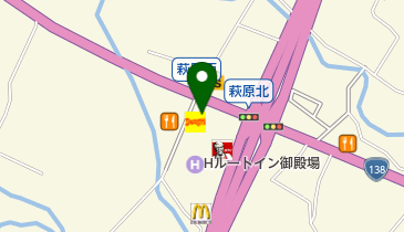 デニーズ 御殿場店の地図画像