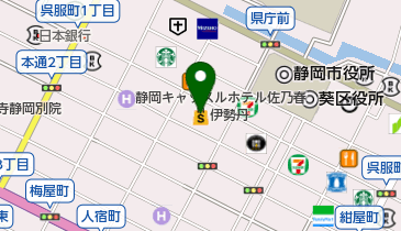 フォンテーヌクチュール 静岡伊勢丹店の地図画像
