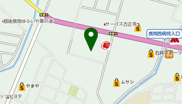 スーパーセンタームサシ(ペットセンター) 長岡店の地図画像