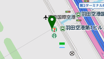 ブルースカイ 22番ゲートショップ 羽田空港第1ターミナル店の地図画像