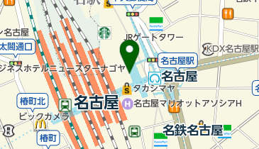 DESIGNWORKS(デザインワークス) ジェイアール名古屋タカシマヤ店の地図画像