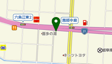 金太郎 岐阜店の地図画像