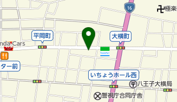 八王子 響の地図画像