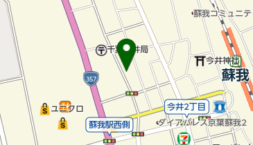 学会J、H、S事務局の地図画像