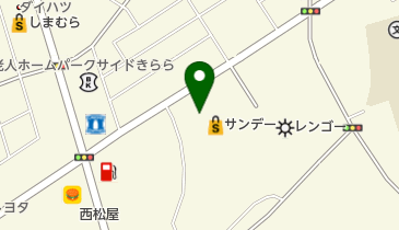 ホームセンターサンデー 青森虹ヶ丘店の地図画像