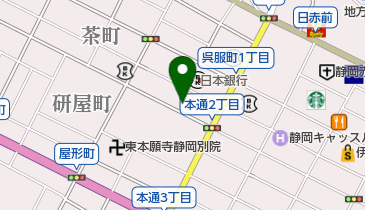 三恵商事株式会社静岡営業所の地図画像