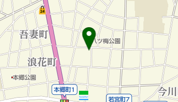 岩田印刷の地図画像