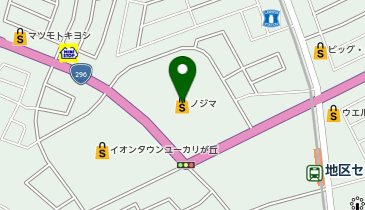 創作遊具の遊び場 おもしろひろば イオンタウンユーカリが丘店の地図画像